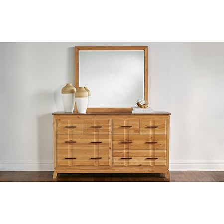8-Drawer Dresser and Mirror Set